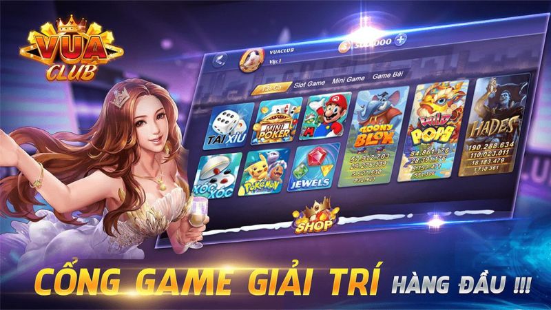 Nhà cái VuaClub với tựa game bài tài xỉu siêu hot